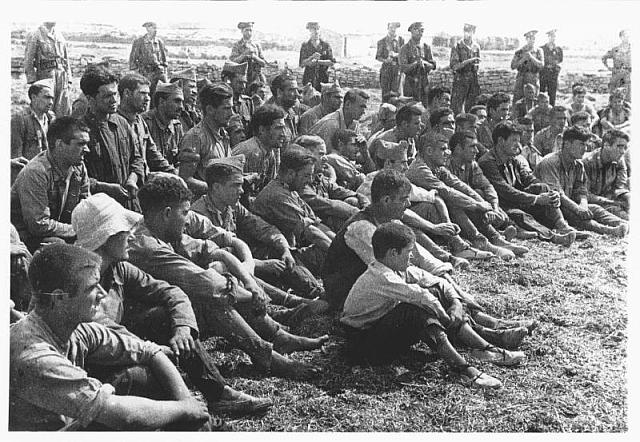 1937 prisioneros de guerra en el monte