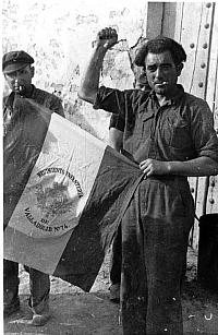 1937 Soldado con bandera republicana Quinto