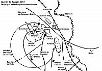 Quinto Croquis de la batalla Agosto 1937