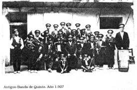 La Banda de Quinto en el año 1927