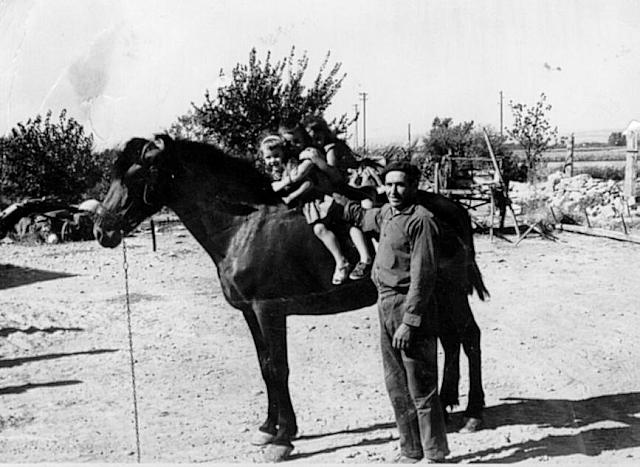 1964 Francisco Subias y Nietos con caballo