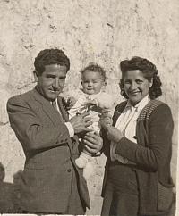 1944 Francisco Oliete - Isabel - Gloria Borderas