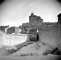 Quinto 1938 Abril, Jean Luis Deschamps,  Iglesia vista desde la Calle de las Escuelas