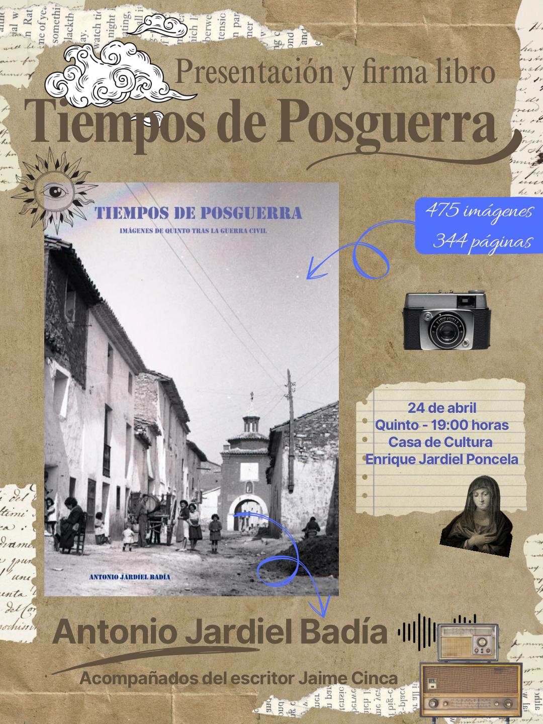 Antonio Jardiel Badía Presenta y firma su nuevo libro "Tiempos de Posguerra"