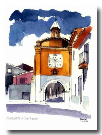 Ilustraci�n del Arco de San Roque