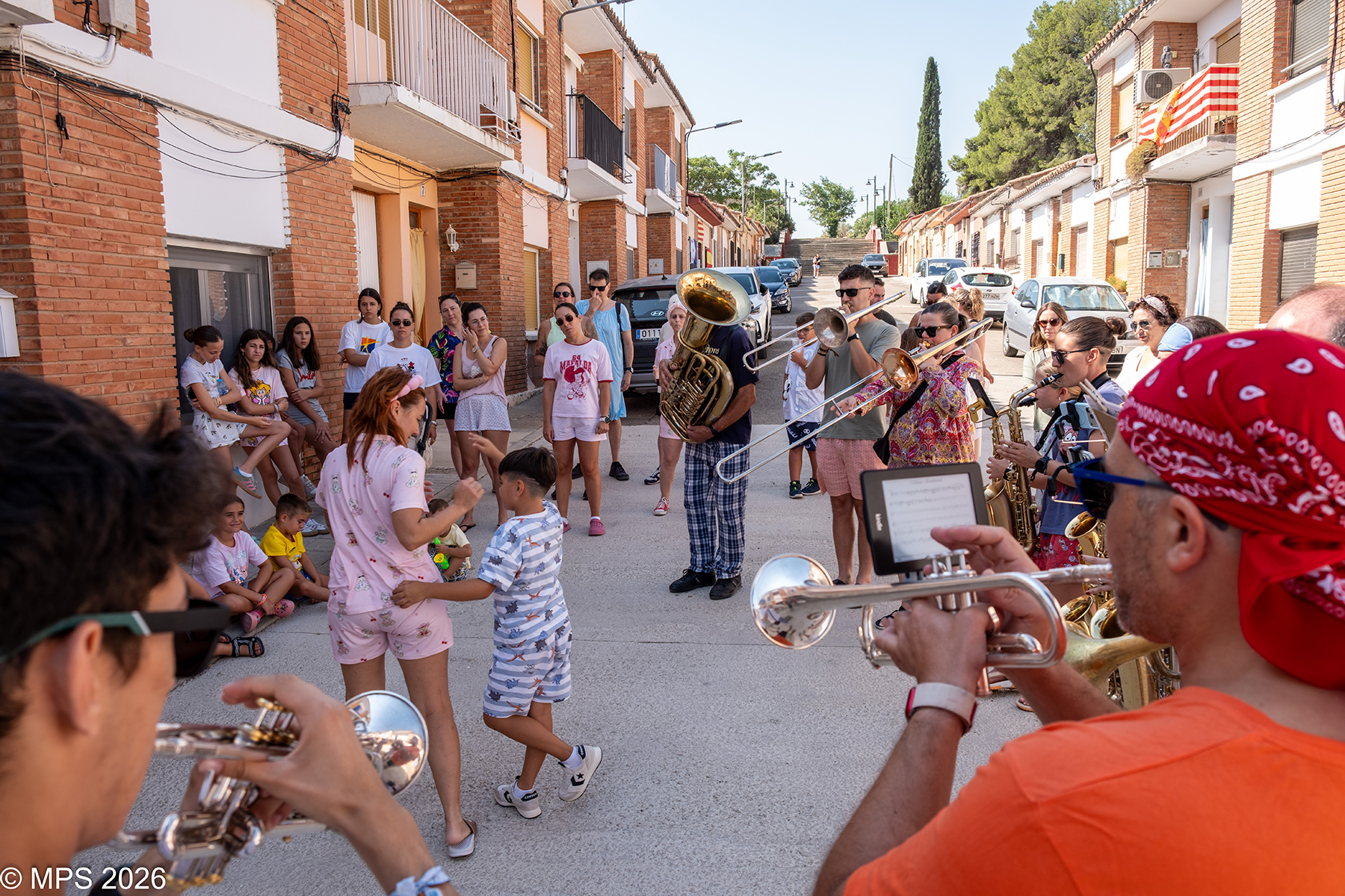 Charanga de Quinto en un pasacalles