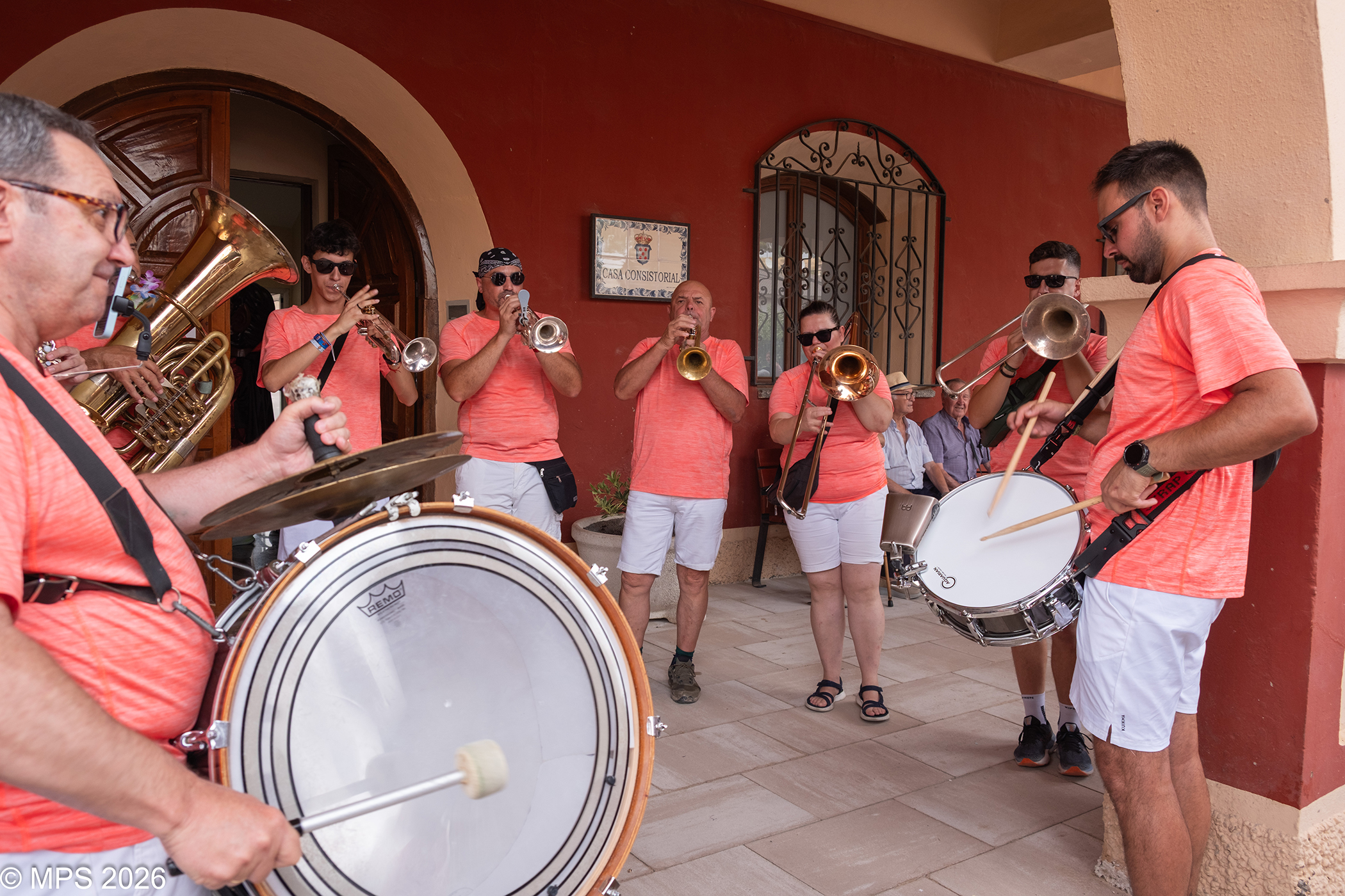 M�sicos de la charanga de Quinto